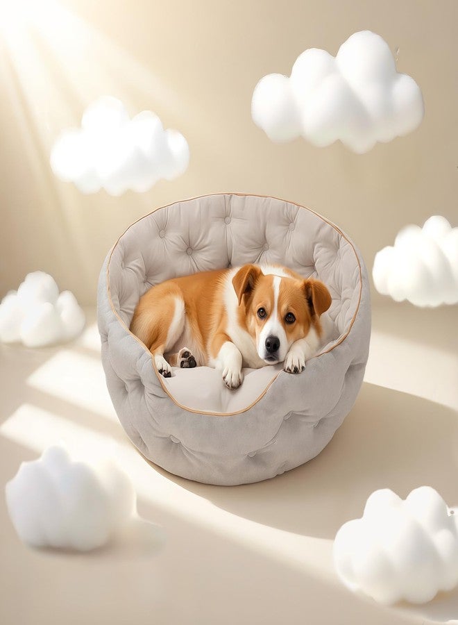 MOYMO Cute Cat Beds Kitten Beds，Small Dog Beds, Washable Pet Beds for Puppy and Kitty, 20 Inch - Image 4